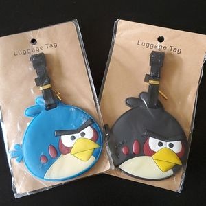Cute Angry Bird Luggage Tag Set of 2